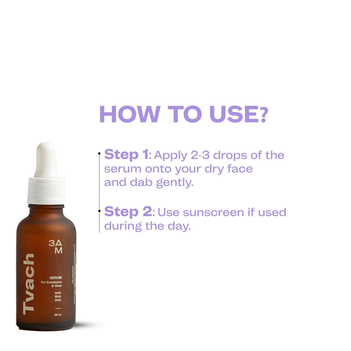 Exfoliating Serum with 5% AHA, 2% BHA and 2% PHA - 3AM India