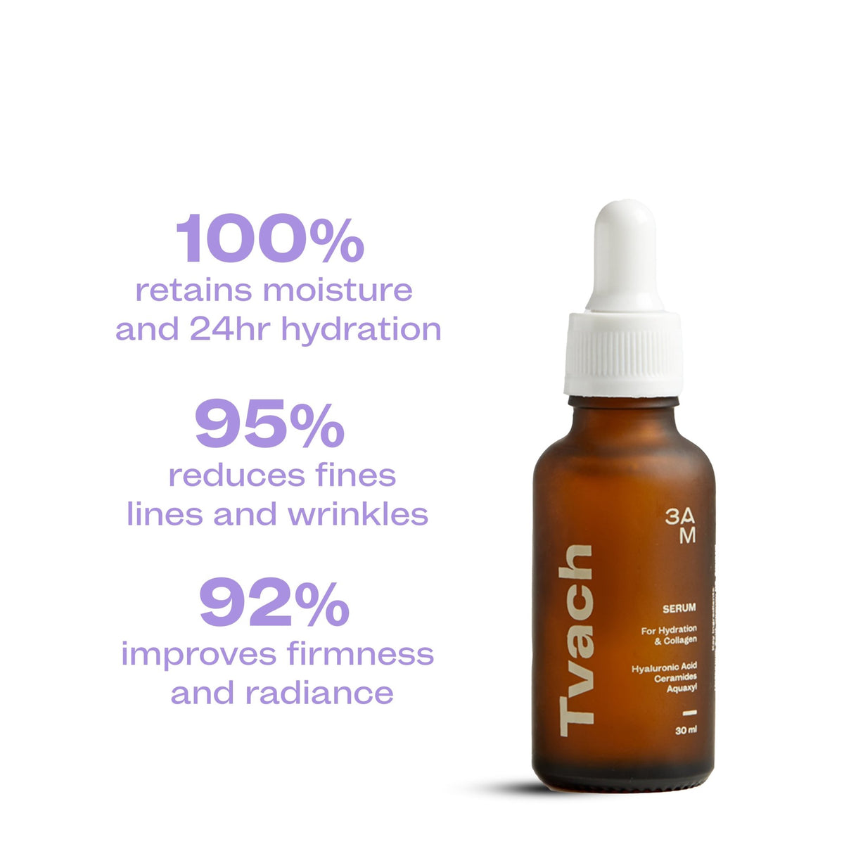 Hydrating Serum with Hyaluronic Acid & Ceramides - 3AM India