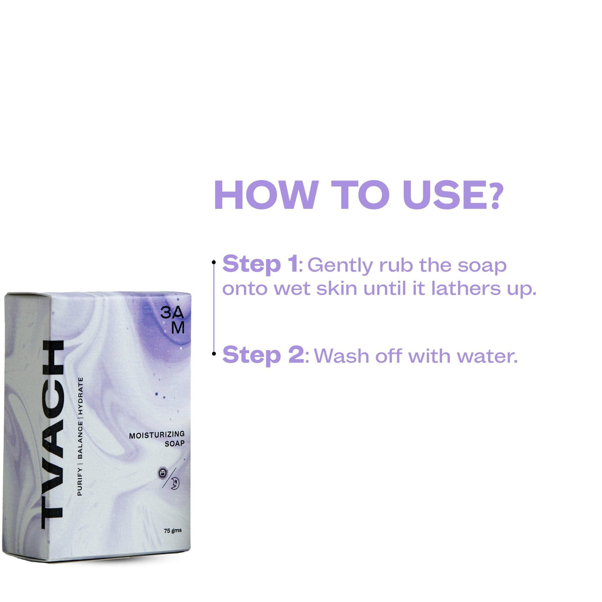 Moisturising Soap with Oat Milk & Lavender (Pack of 2) - 3AM India